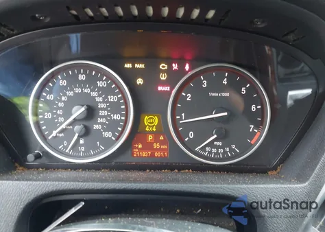 2008 BMW X5 3.0Si из США, поврежденный, VIN 5UXFE435X8L031727